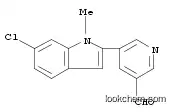 Molecular Structure of 1202551-93-6 (5-(6-Chloro-1-methyl-indol-2-yl)nicotinaldehyde)